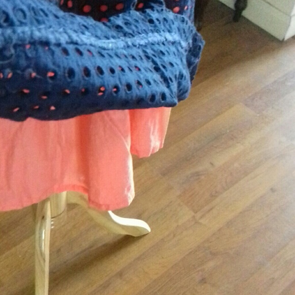 French Connection Blue/Orange Dress, Size 6 - Picture 5 of 6